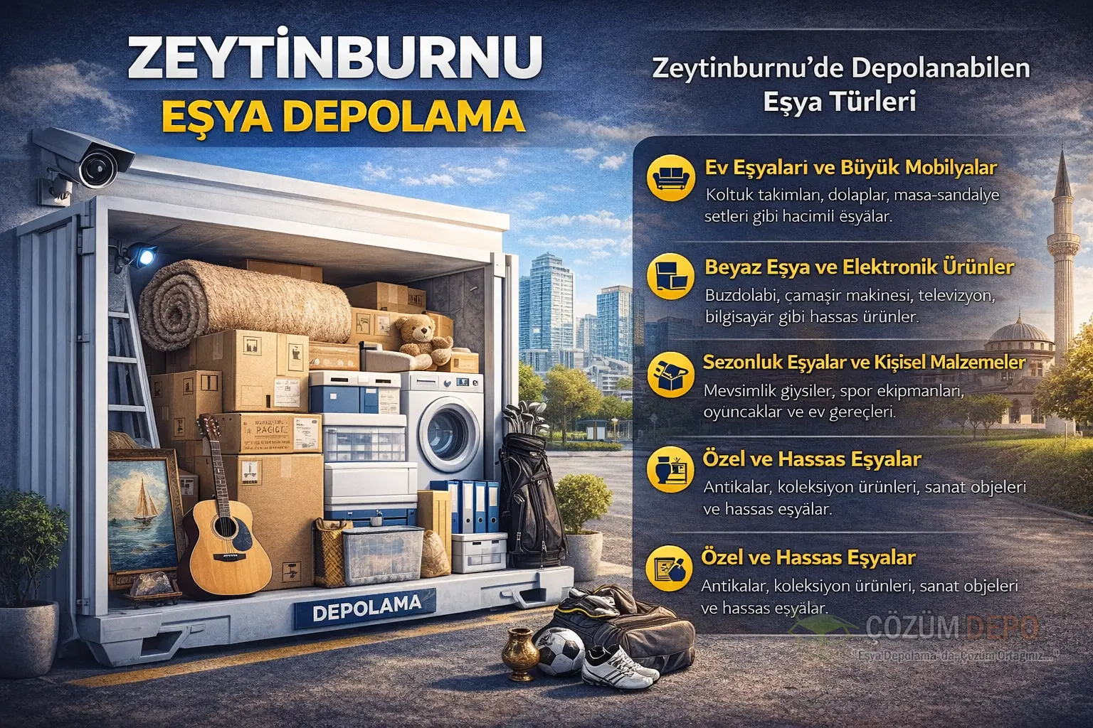 Zeytinburnu Eşya Depolama
