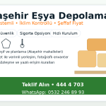 Ataşehir Eşya Depolama