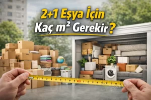 2+1 Eşya Depolama İçin Ne Kadar Alan Gerekir