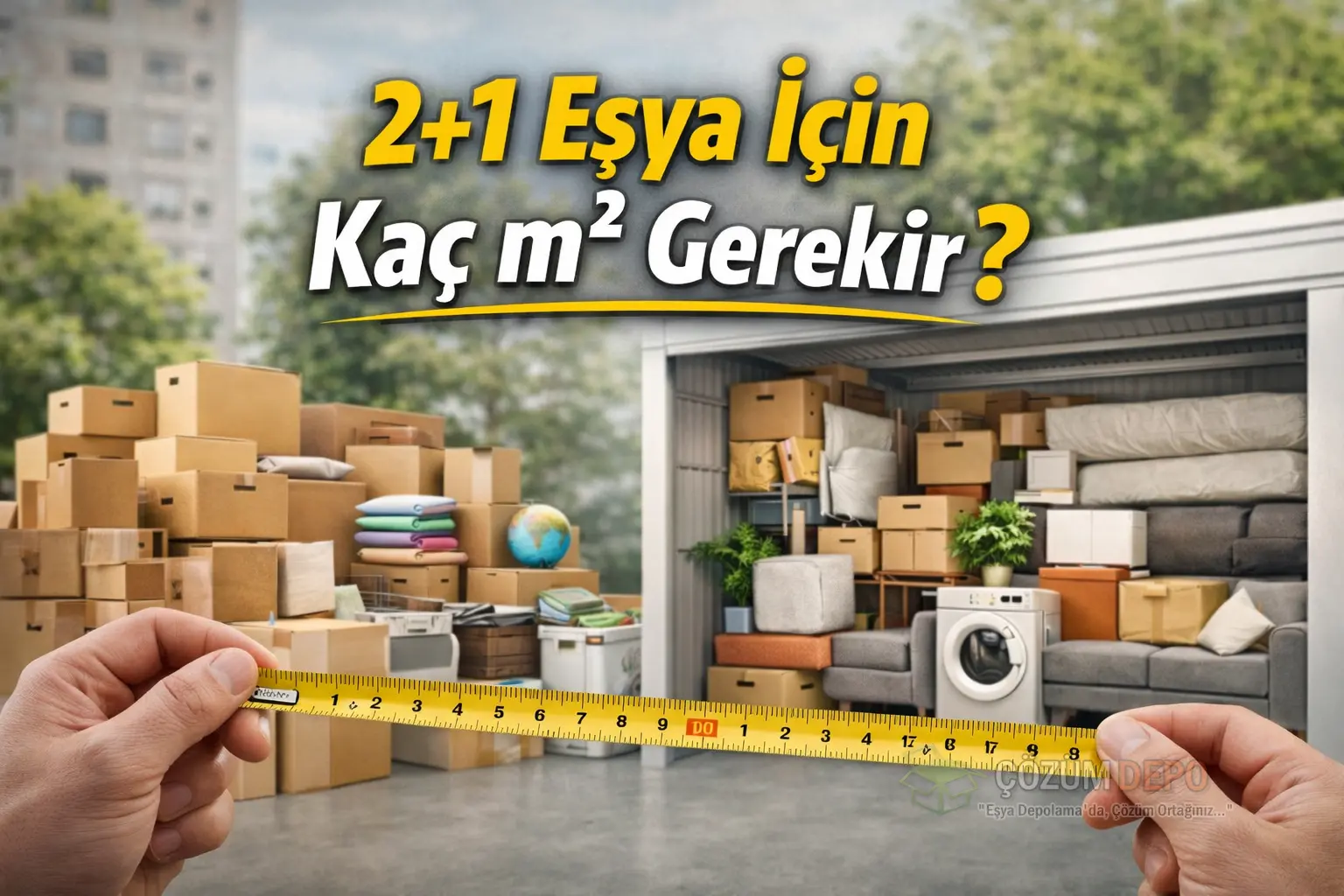 2+1 Eşya Depolama İçin Ne Kadar Alan Gerekir