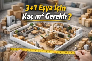 3+1 Eşya Depolama İçin Ne Kadar Alan Gerekir