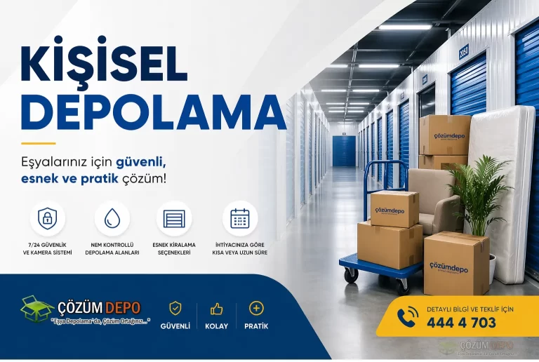Eşya Depolama Çözüm Depo kişisel eşya depolama hizmeti